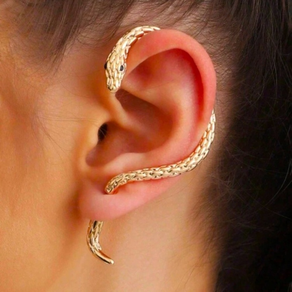 ✨Gold Serpent Ear Cuff - Women Jewelry